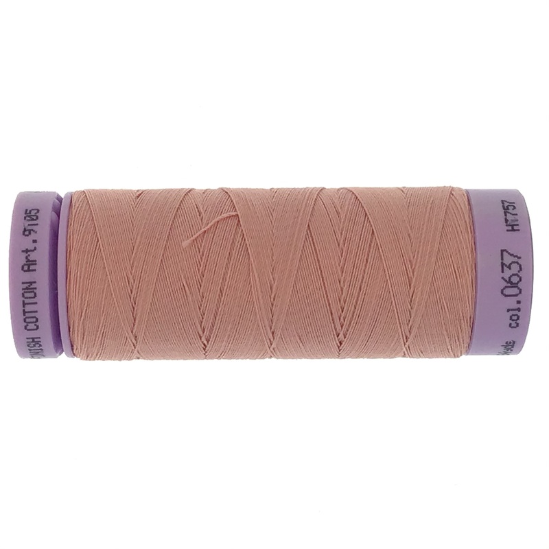 Mettler Cotton 50wt Thread - 150mt - 0637 - Antique Pink