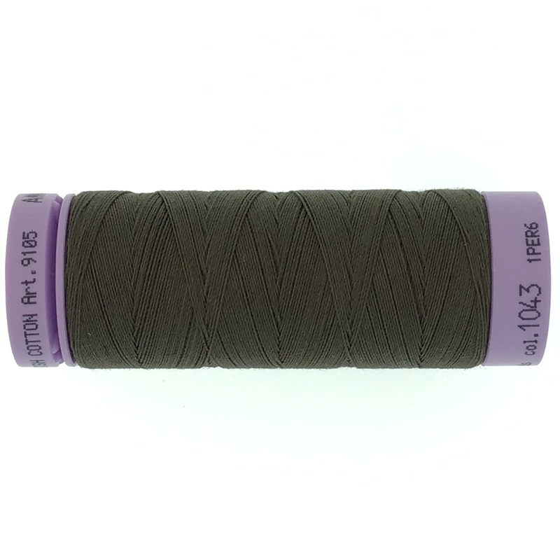 Mettler Cotton 50wt Thread - 150mt - 1043 - Olive