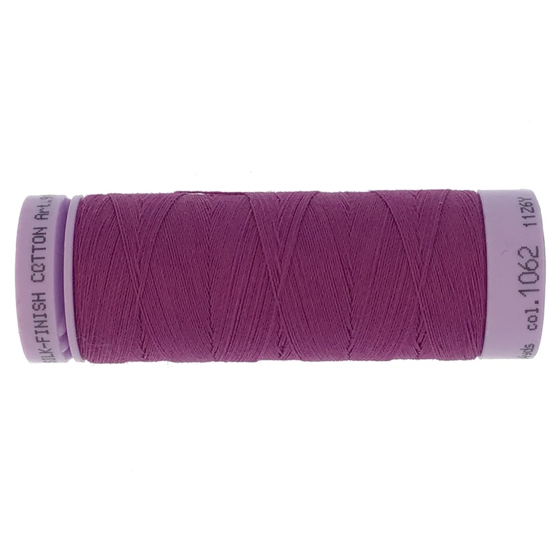 Mettler Cotton 50wt Thread - 150mt - 1062 - Purple Passion
