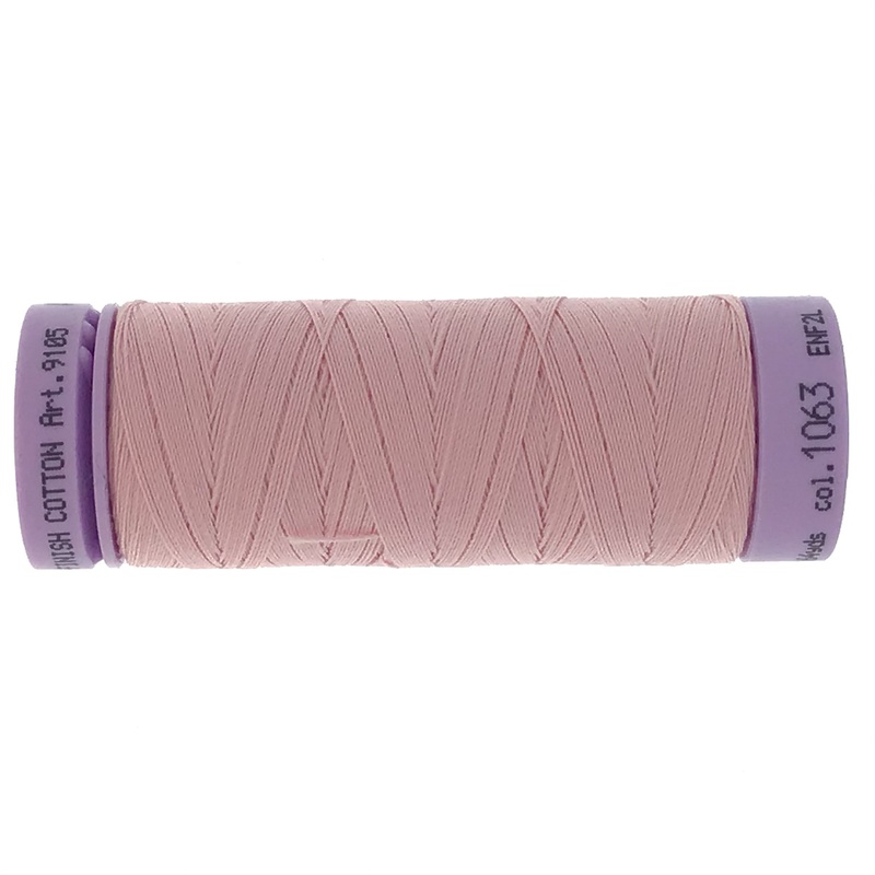 Mettler Cotton 50wt Thread - 150mt - 1063 - Tea Rose