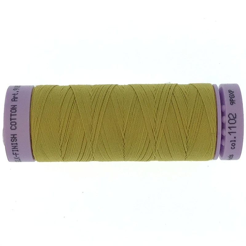 Mettler Cotton 50wt Thread - 150mt - 1102 - Ochre