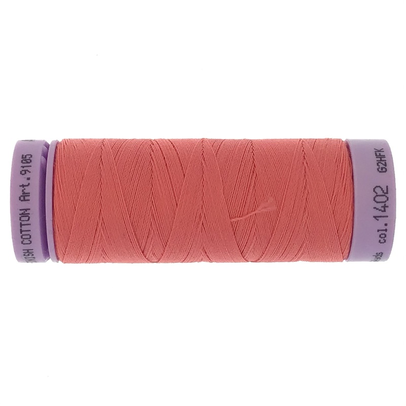 Mettler Cotton 50wt Thread - 150mt - 1402 - Persimmon