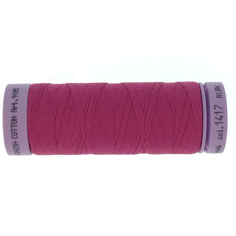 Mettler Cotton 50wt Thread - 150mt - 1417 - Peony