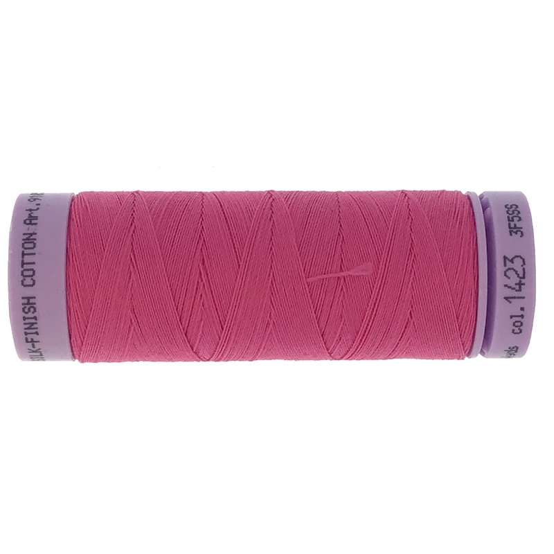 Mettler Cotton 50wt Thread - 150mt - 1423 - Hot Pink