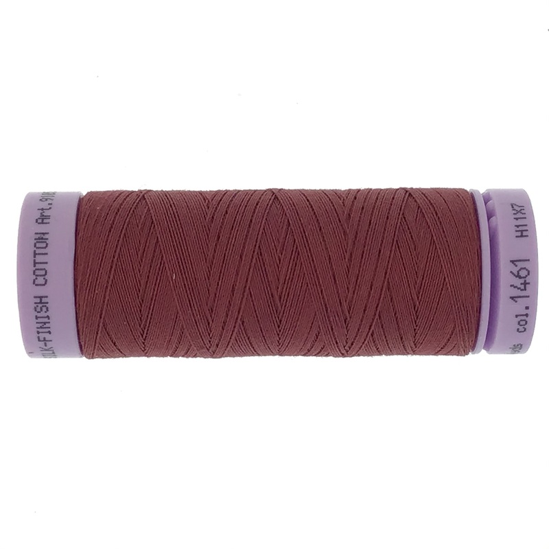 Mettler Cotton 50wt Thread - 150mt - 1461 - Claret