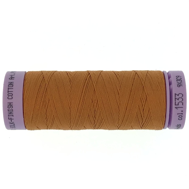 Mettler Cotton 50wt Thread - 150mt - 1533 - Golden Oak