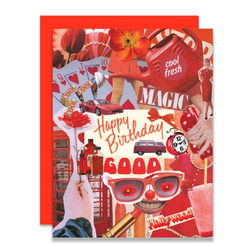 Red Birthday Card
