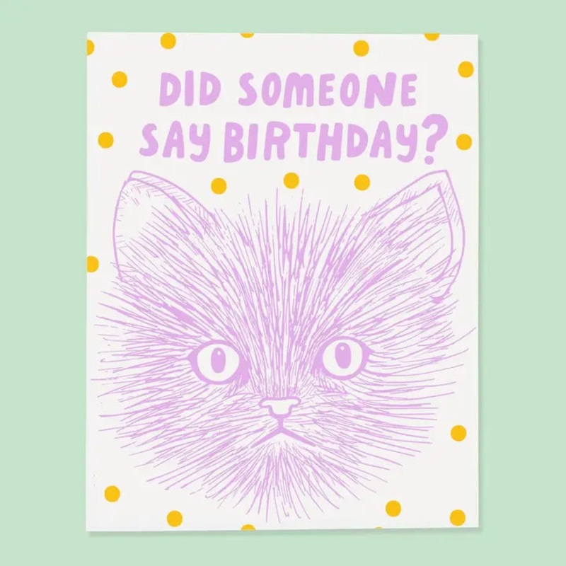 Say Birthday Card