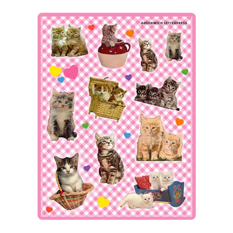 Vintage Cat Sticker Sheet