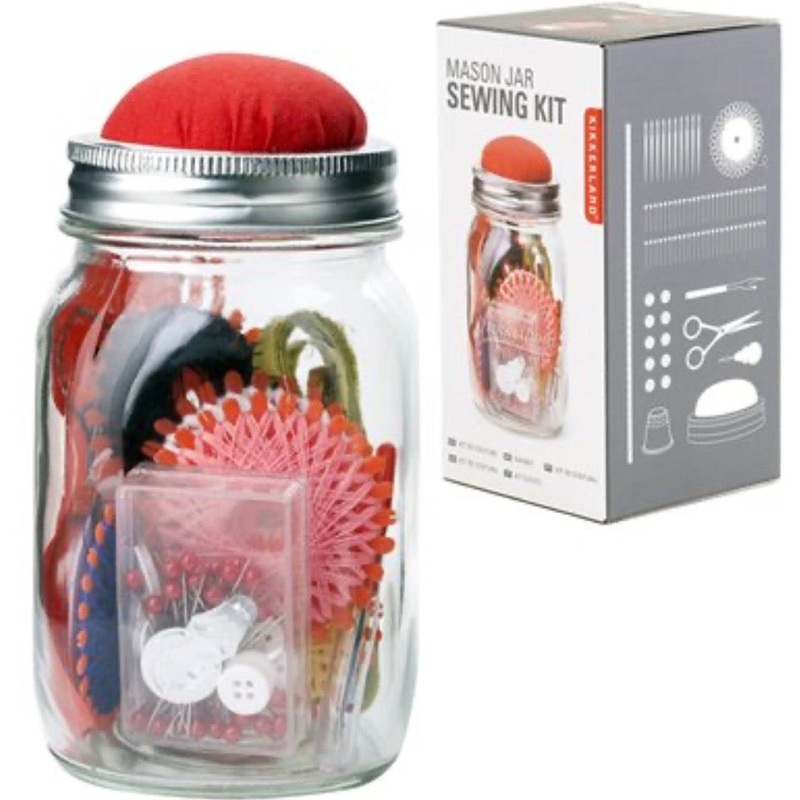 Mason Jar Sewing Kit