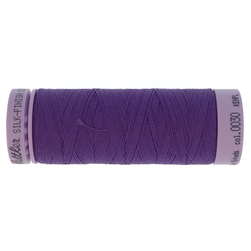 Mettler Cotton 50wt Thread - 150mt - 0030 - Iris Blue