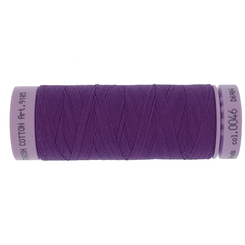Mettler Cotton 50wt Thread - 150mt - 0046 - Deep Purple