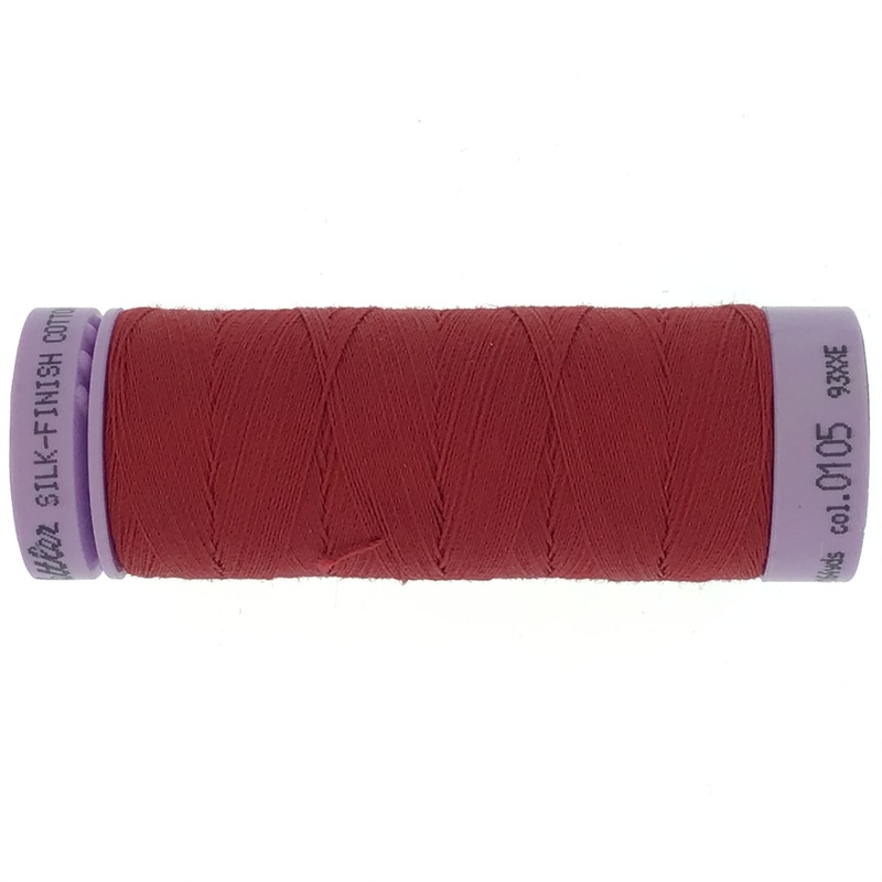 Mettler Cotton 50wt Thread - 150mt - 0105 - Fire Engine
