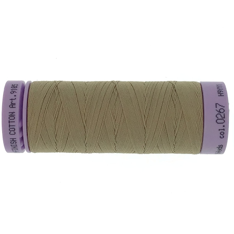 Mettler Cotton 50wt Thread - 150mt - 0267 - Dark Rattan