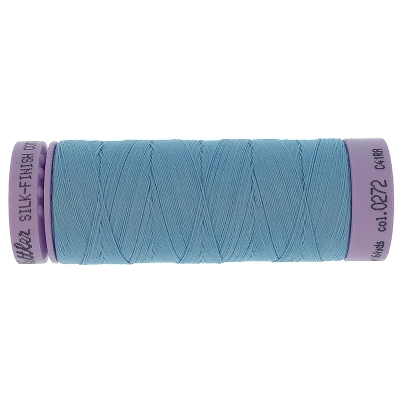 Mettler Cotton 50wt Thread - 150mt - 0272 - Azure Blue