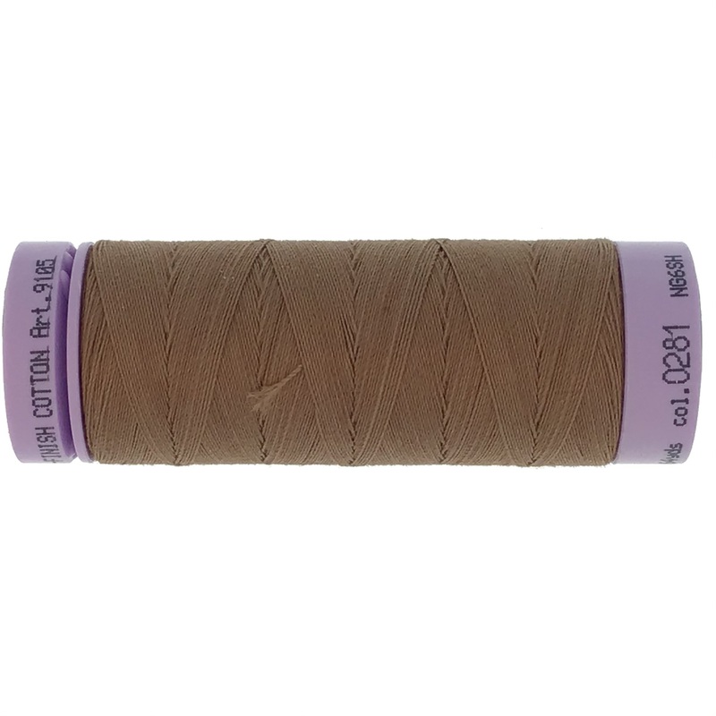 Mettler Cotton 50wt Thread - 150mt - 0281 - Hazelnut