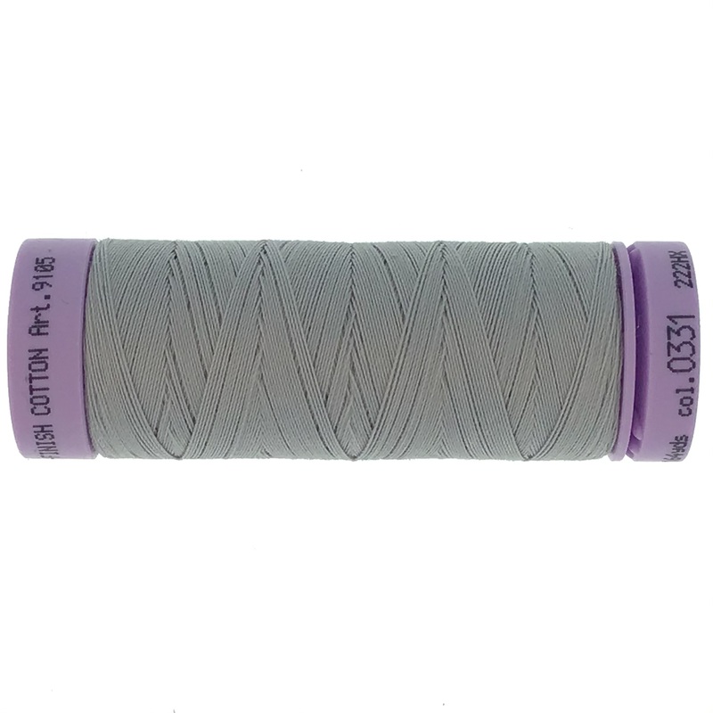 Mettler Cotton 50wt Thread - 150mt - 0331 - Ash Mist