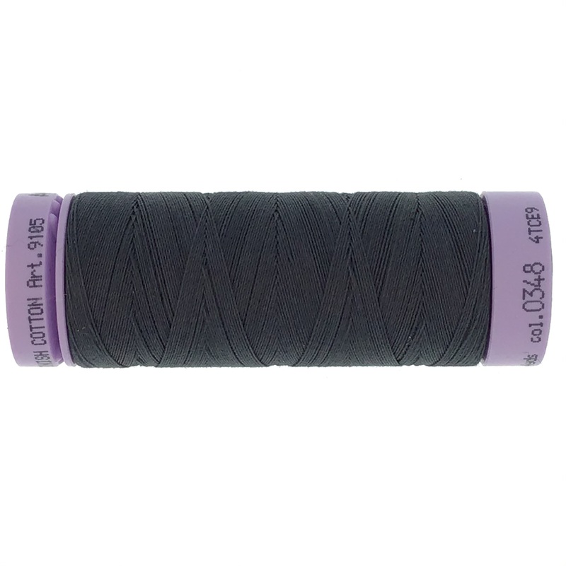 Mettler Cotton 50wt Thread - 150mt - 0348 - Mole Gray