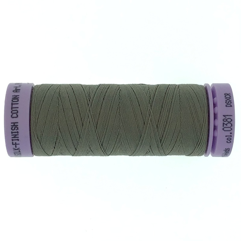 Mettler Cotton 50wt Thread - 150mt - 0381 - Sage