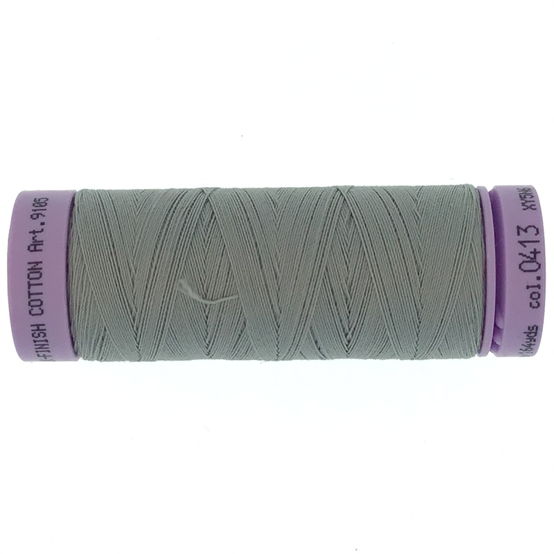 Mettler Cotton 50wt Thread - 150mt - 0413 - Titan Gray