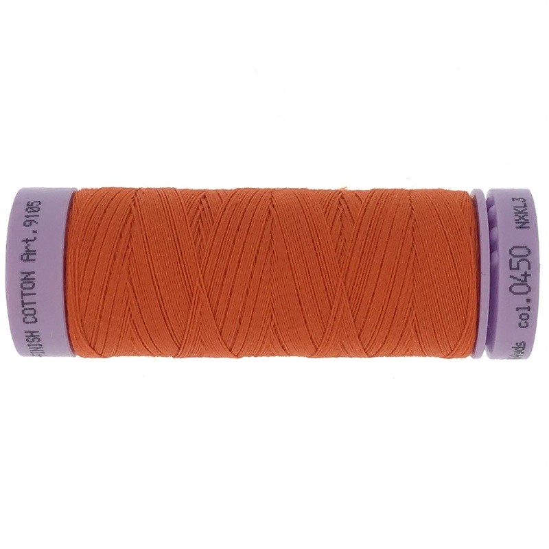Mettler Cotton 50wt Thread - 150mt - 0450 - Paprika
