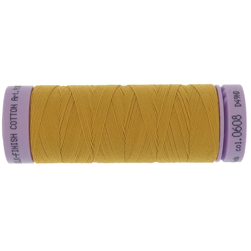 Mettler Cotton 50wt Thread - 150mt - 0608 - Sunflower
