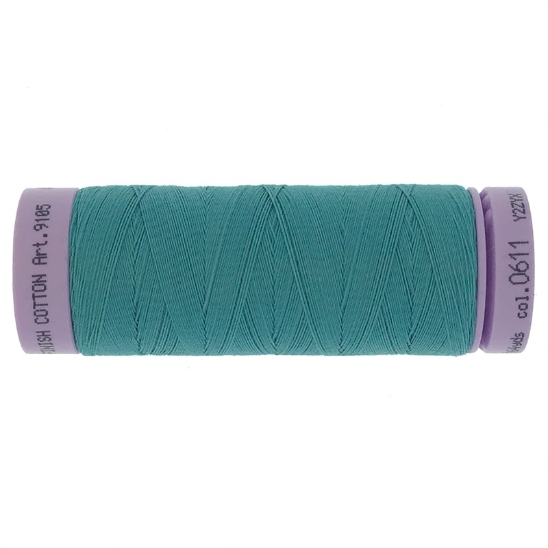 Mettler Cotton 50wt Thread - 150mt - 0611 - Blue-green Opal