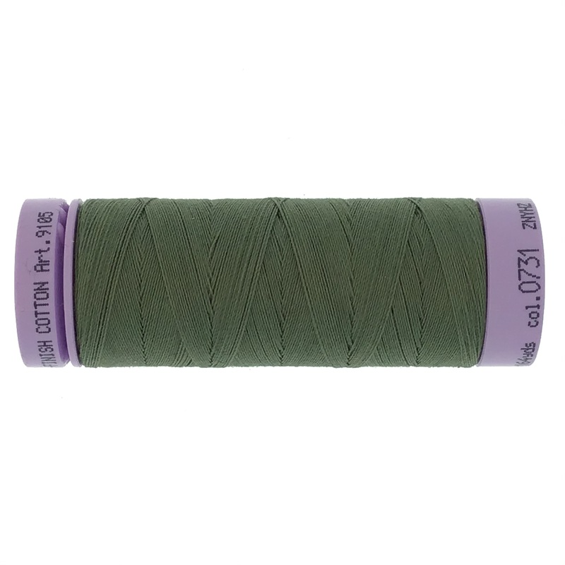 Mettler Cotton 50wt Thread - 150mt - 0731 - Burnt Olive