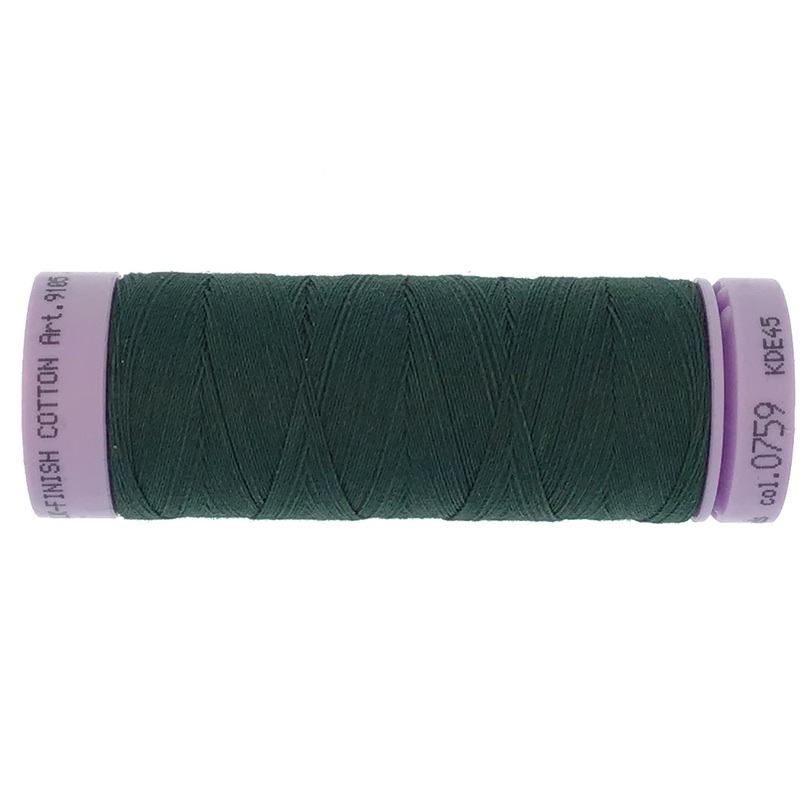 Mettler Cotton 50wt Thread - 150mt - 0759 - Spruce Forest