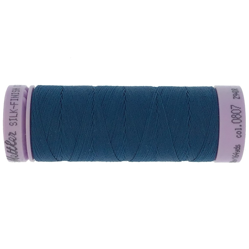 Mettler Cotton 50wt Thread - 150mt - 0807 - Slate Blue