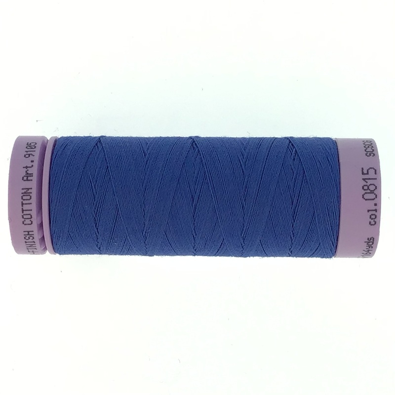 Mettler Cotton 50wt Thread - 150mt - 0815 - Cobalt Blue