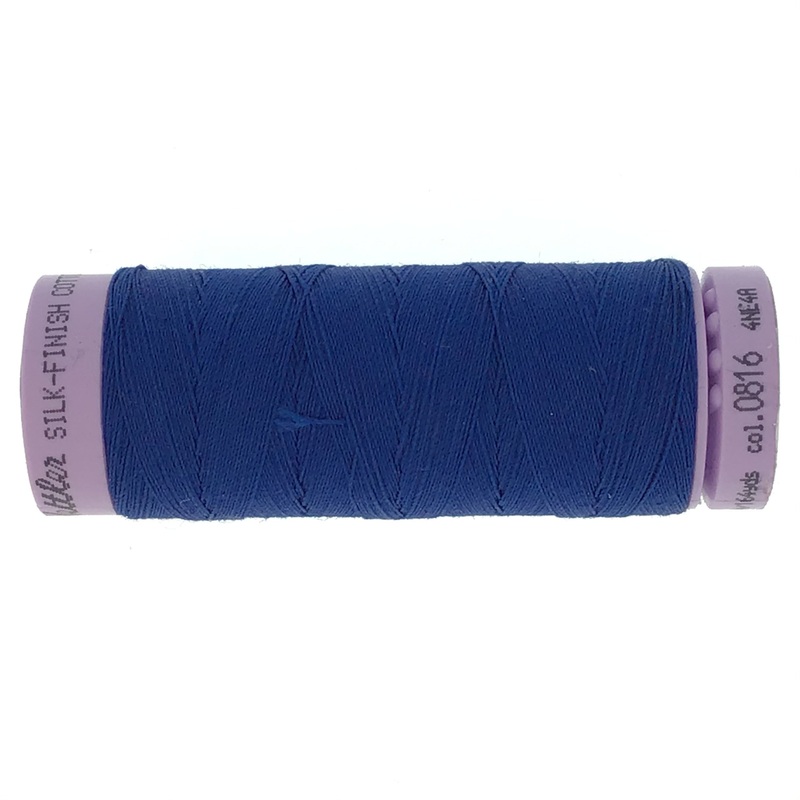 Mettler Cotton 50wt Thread - 150mt - 0816 - Royal Navy