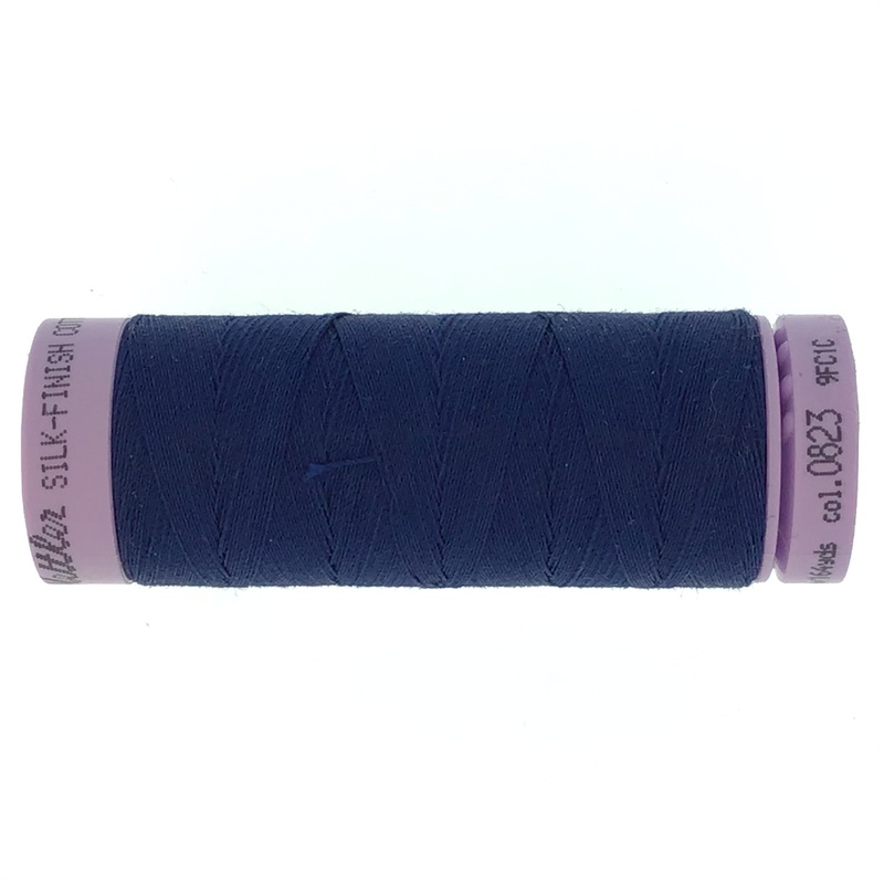 Mettler Cotton 50wt Thread - 150mt - 0823 - Night Blue