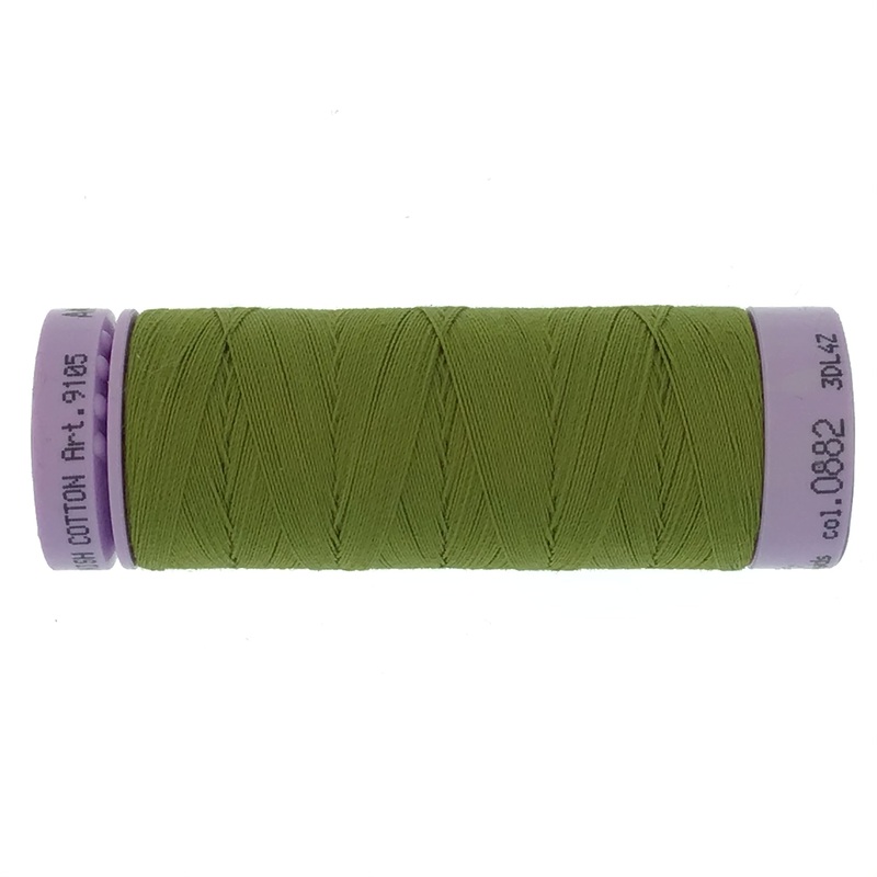 Mettler Cotton 50wt Thread - 150mt - 0882 - Moss Green