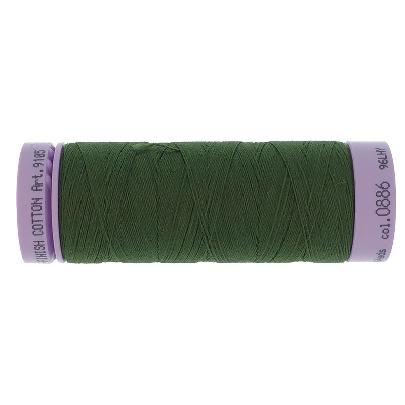 Mettler Cotton 50wt Thread - 150mt - 0886 - Cypress