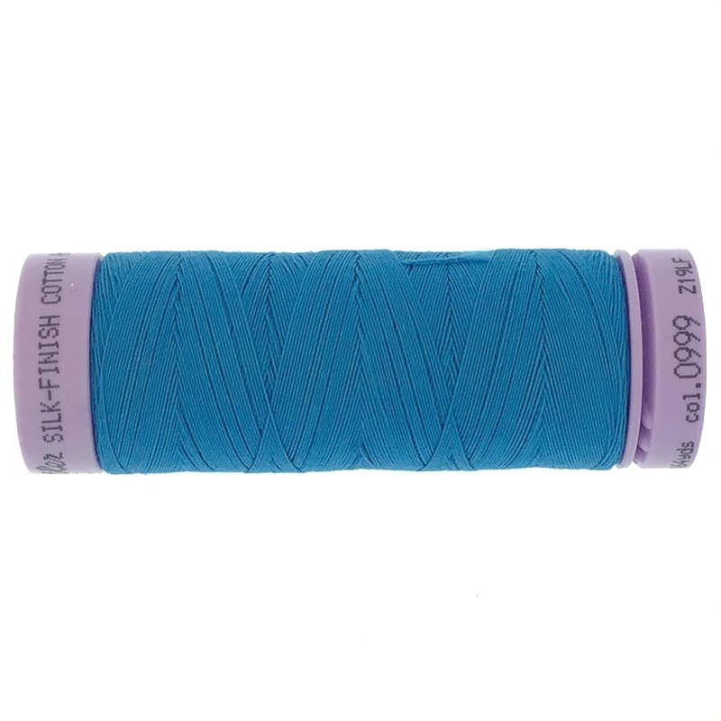 Mettler Cotton 50wt Thread - 150mt - 0999 - Carribbean Sea