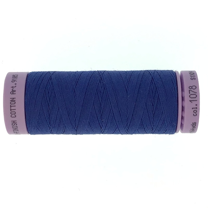 Mettler Cotton 50wt Thread - 150mt - 1078 - Fire Blue