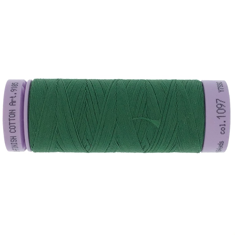Mettler Cotton 50wt Thread - 150mt - 1097 - Bright Green