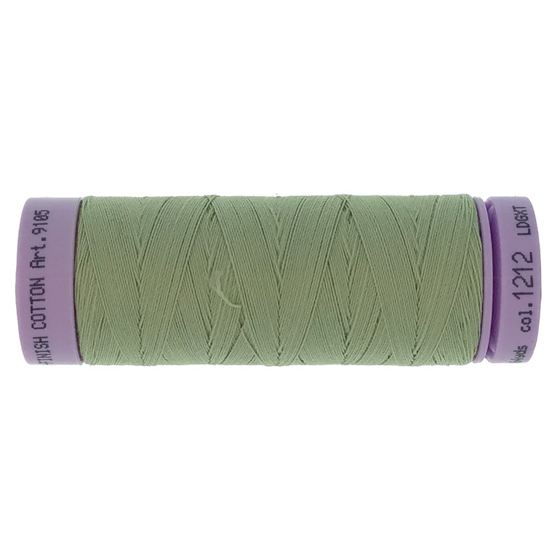 Mettler Cotton 50wt Thread - 150mt - 1212 - Green Grape