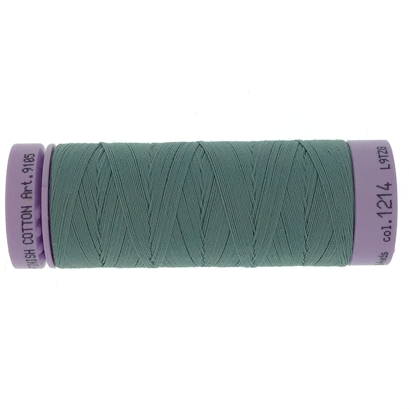 Mettler Cotton 50wt Thread - 150mt - 1214 - Vintage Blue