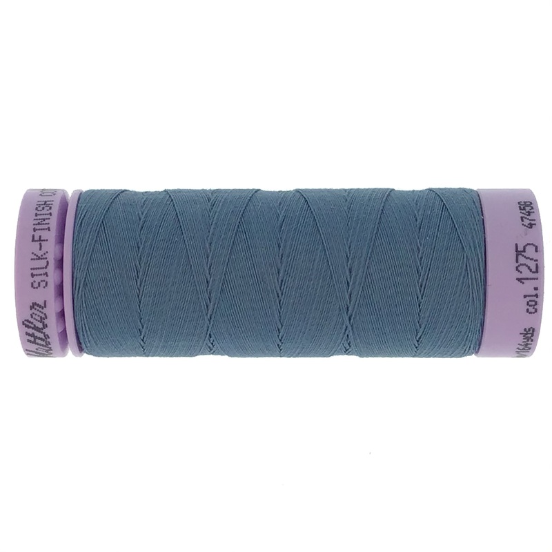 Mettler Cotton 50wt Thread - 150mt - 1275 - Stormy Sky