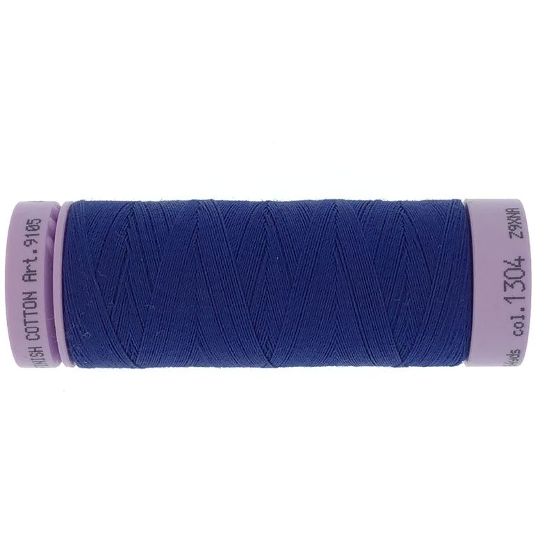 Mettler Cotton 50wt Thread - 150mt - 1304 - Imperial Blue