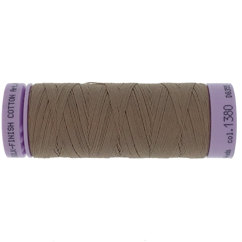 Mettler Cotton 50wt Thread - 150mt - 1380 - Espresso