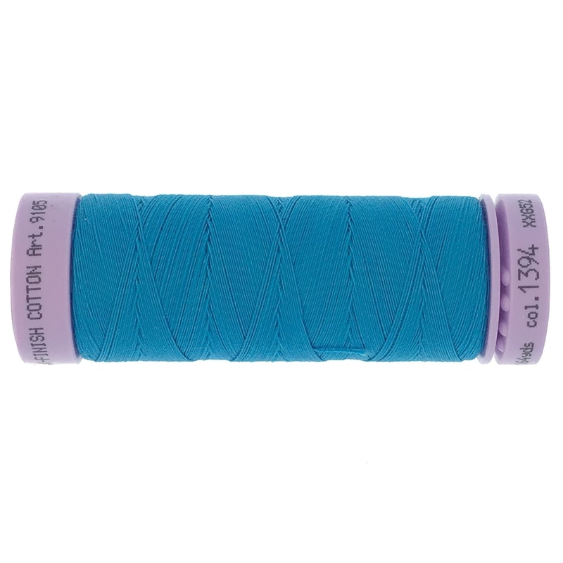 Mettler Cotton 50wt Thread - 150mt - 1394 - Caribbean Blue