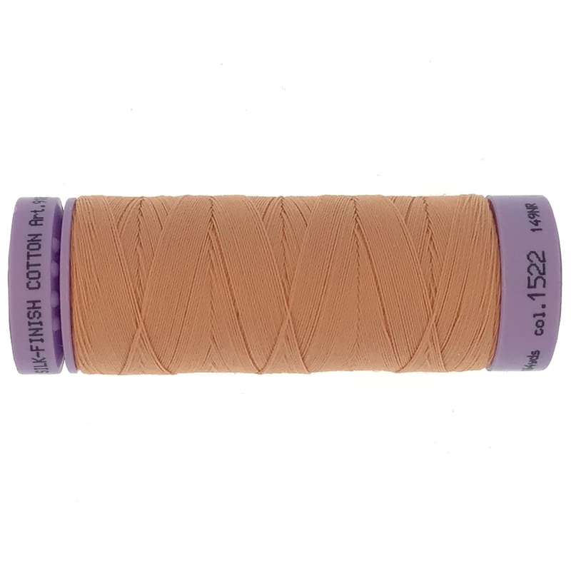 Mettler Cotton 50wt Thread - 150mt - 1522 - Shell Coral