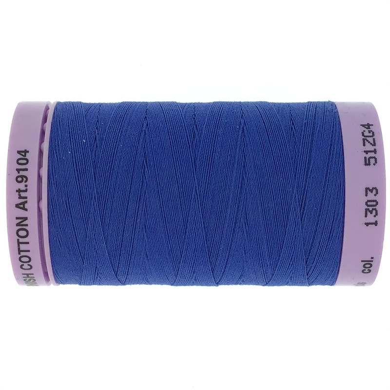 Mettler Cotton 50wt Thread - 500mt - 1303 - Royal Blue