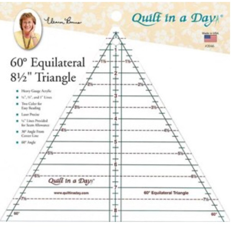 60 Degree Triangle Ruler - 8.5