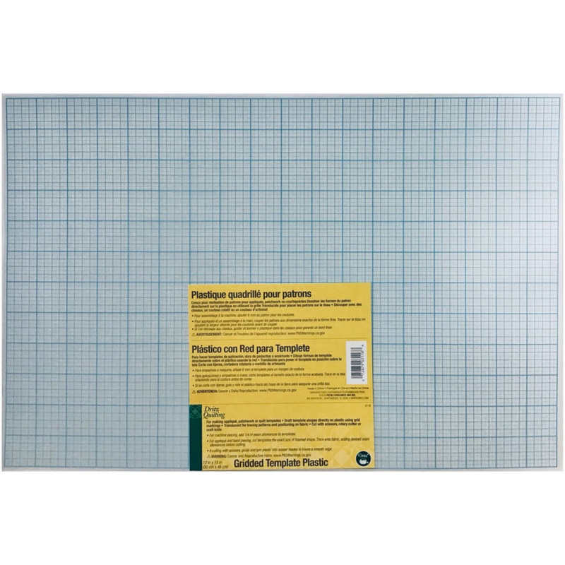 Gridded Template Plastic