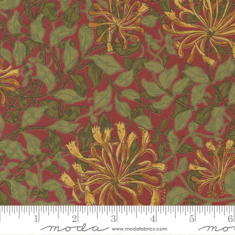 Best of Morris - Honeysuckle - Deep Red
