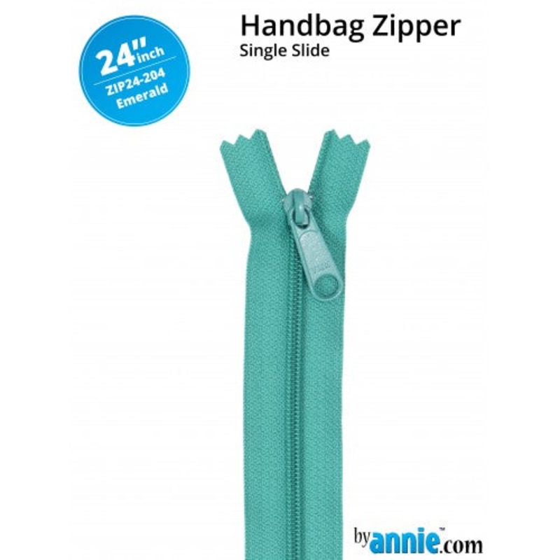 ByAnnie - 24 Single Slide Zipper - Emerald